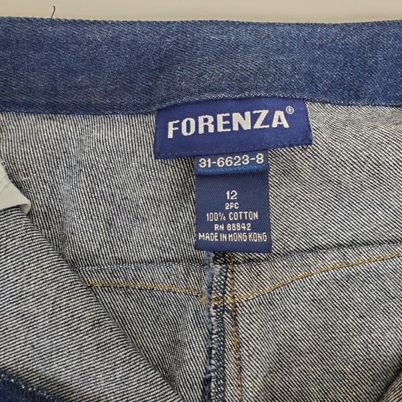 Vtg high waisted bootcut Forenza jeans size 12 - Picture 3 of 7